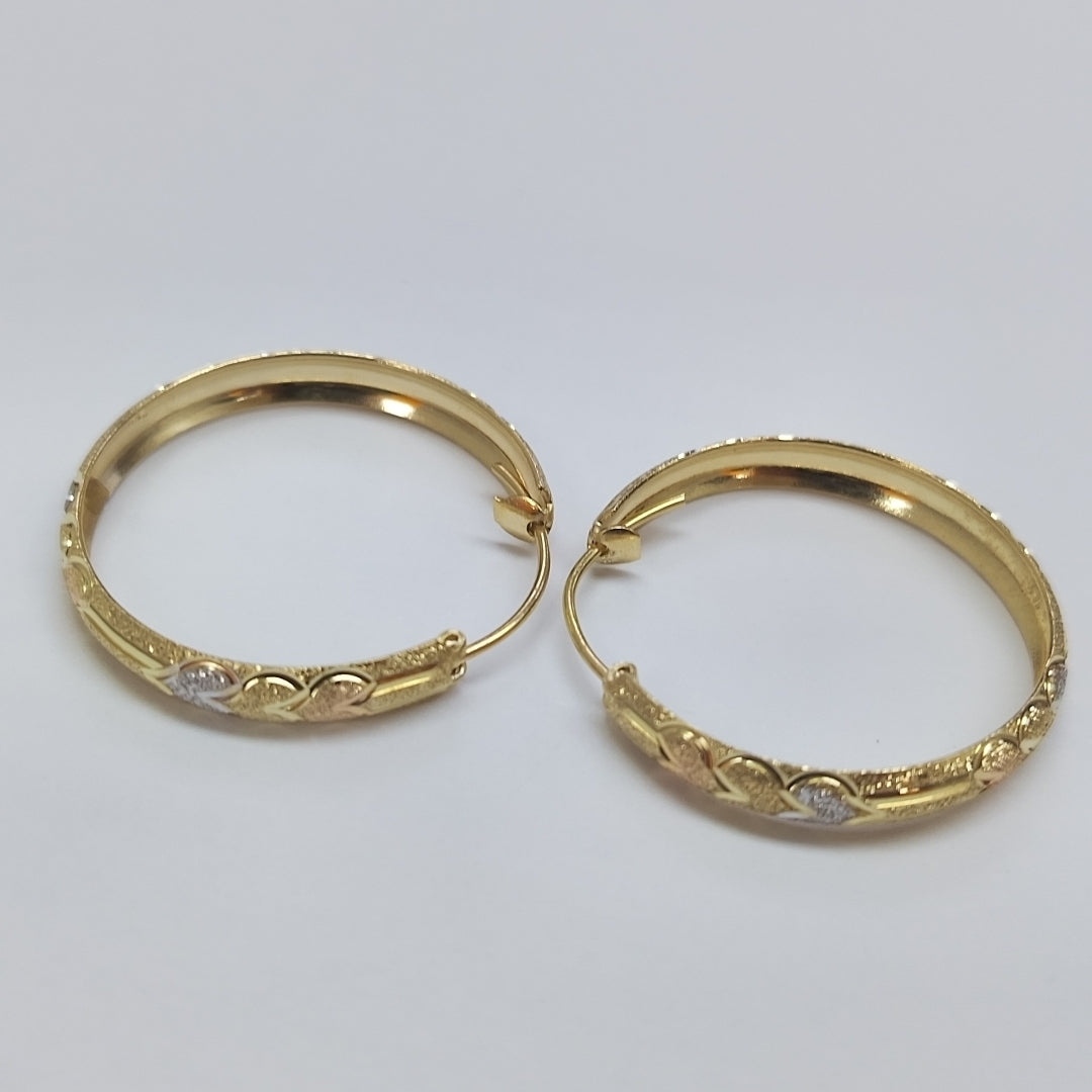 ARRACADAS PAR ORO 14 K 4,50 GRMS (SEMINUEVO)