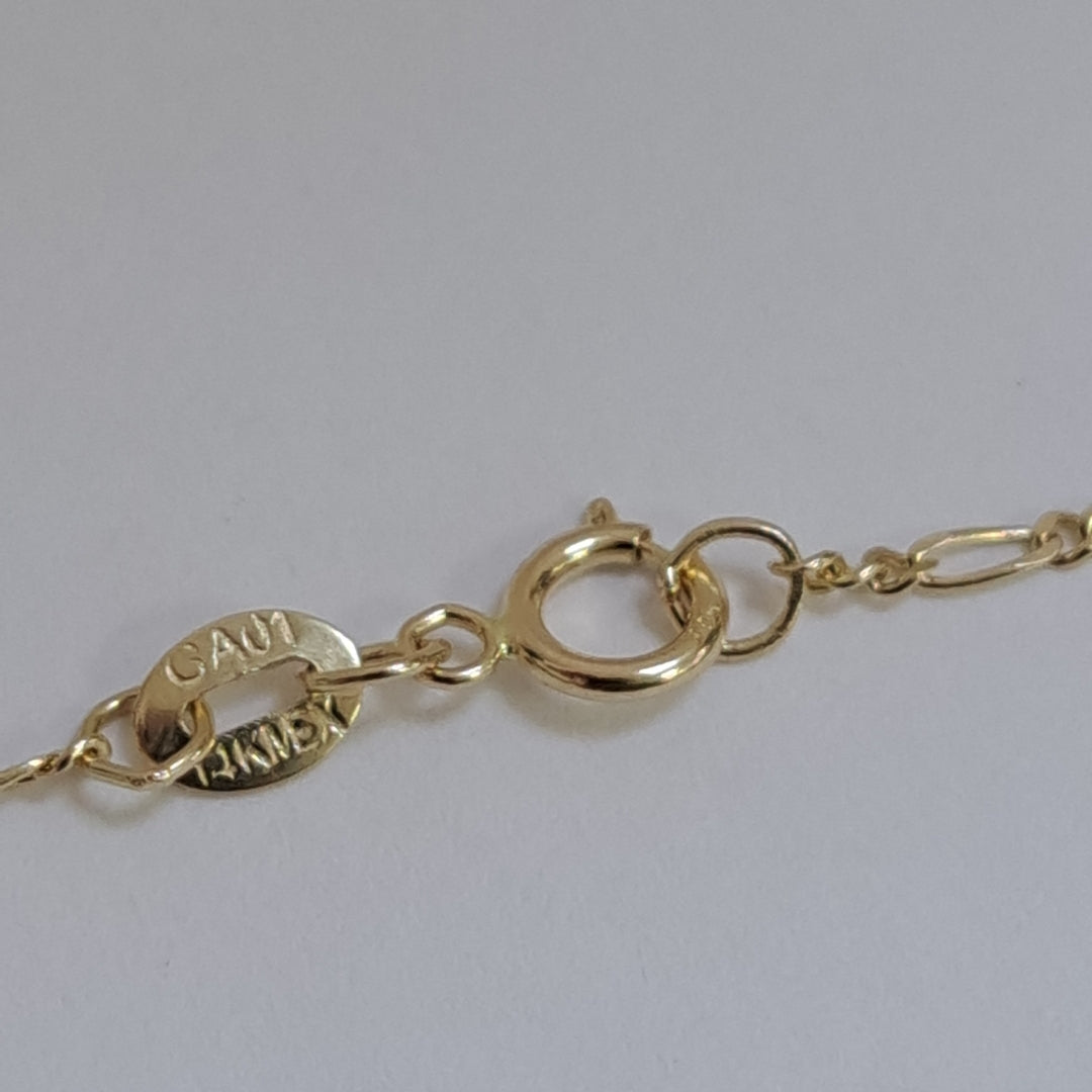 CADENAS TEJIDO 3X1 ORO 14K 55 CM 2.7 GR (NUEVO)