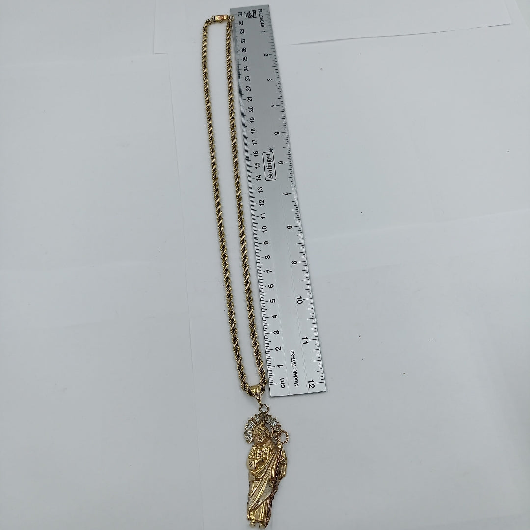 CADENA, DIJE ORO 10 K 39.4 GRMS (SEMINUEVO)