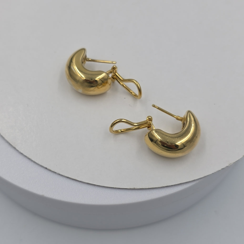 ARETES PAR ORO 14 K 7 GRMS (SEMINUEVO)