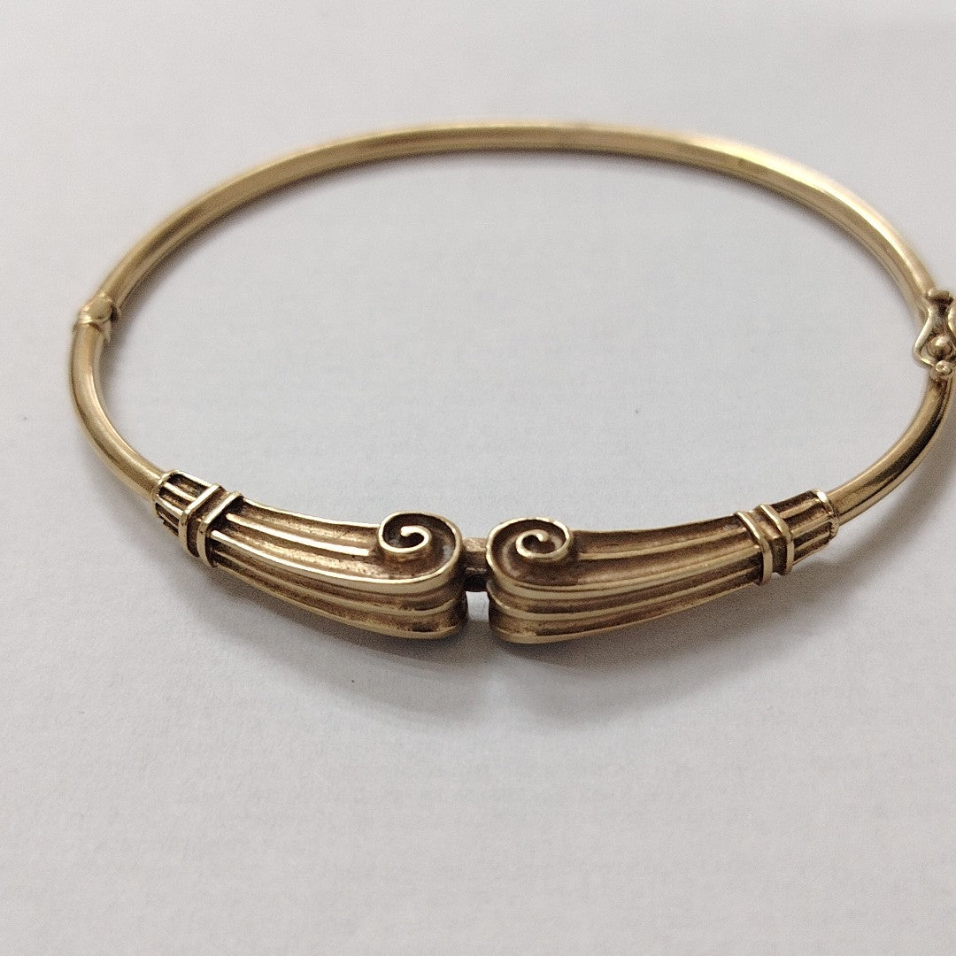PULSERA RIGIDA ORO 14 K 9,50 GRMS (SEMINUEVO)