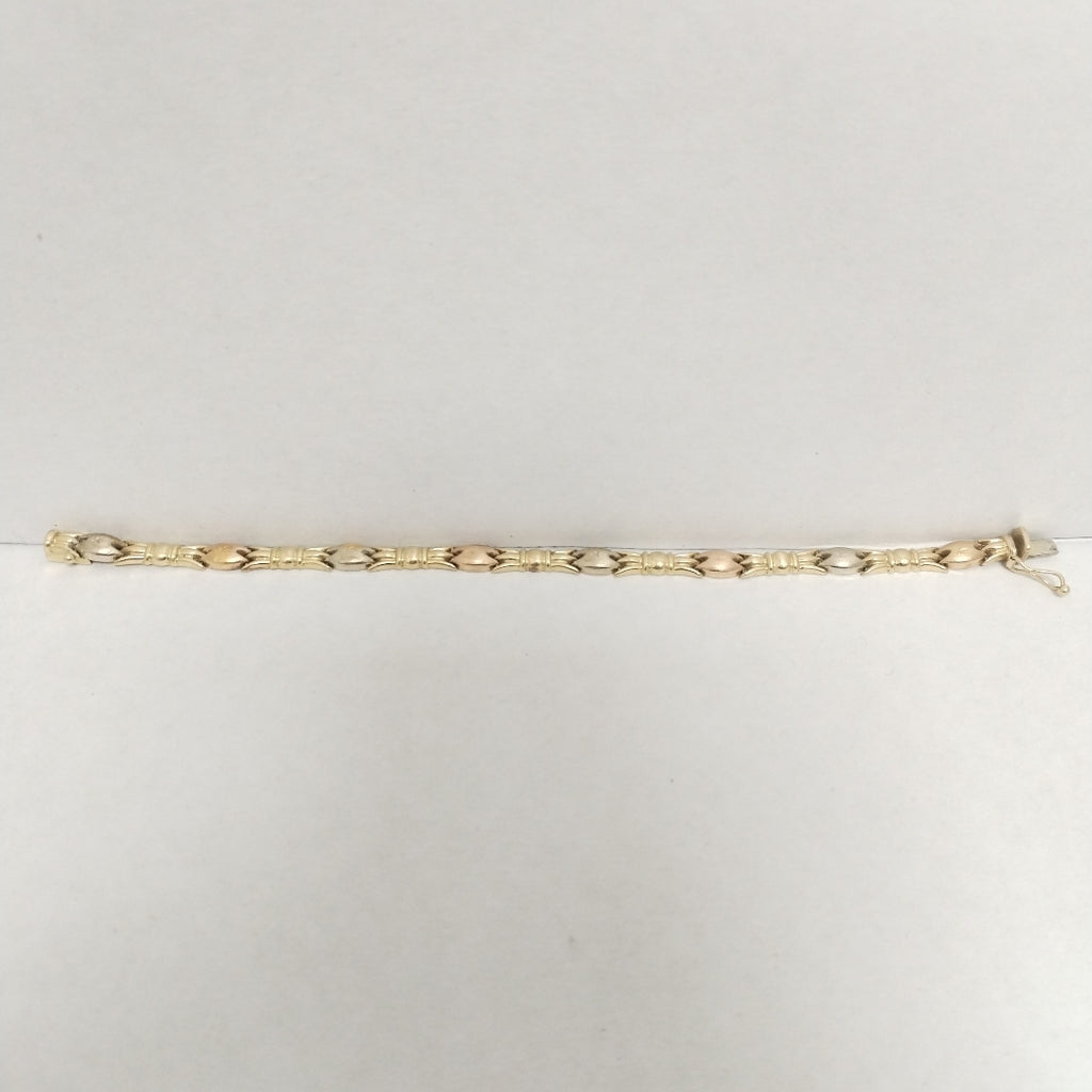 PULSERA ORO, ORO COMBINADO 14 K 5.7 GRMS (SEMINUEVO)