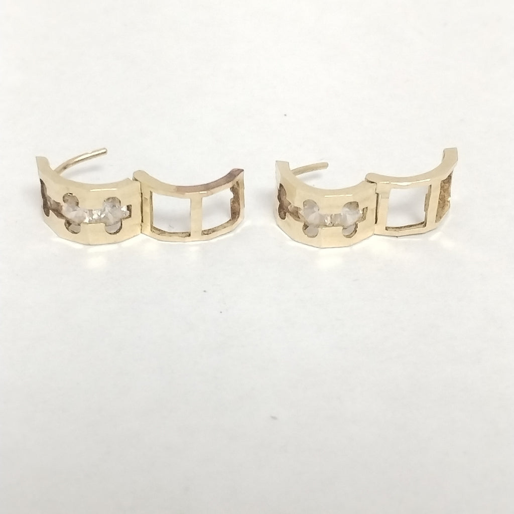 ARETES PAR ORO 14 K 3.5 GRMS (SEMINUEVO)