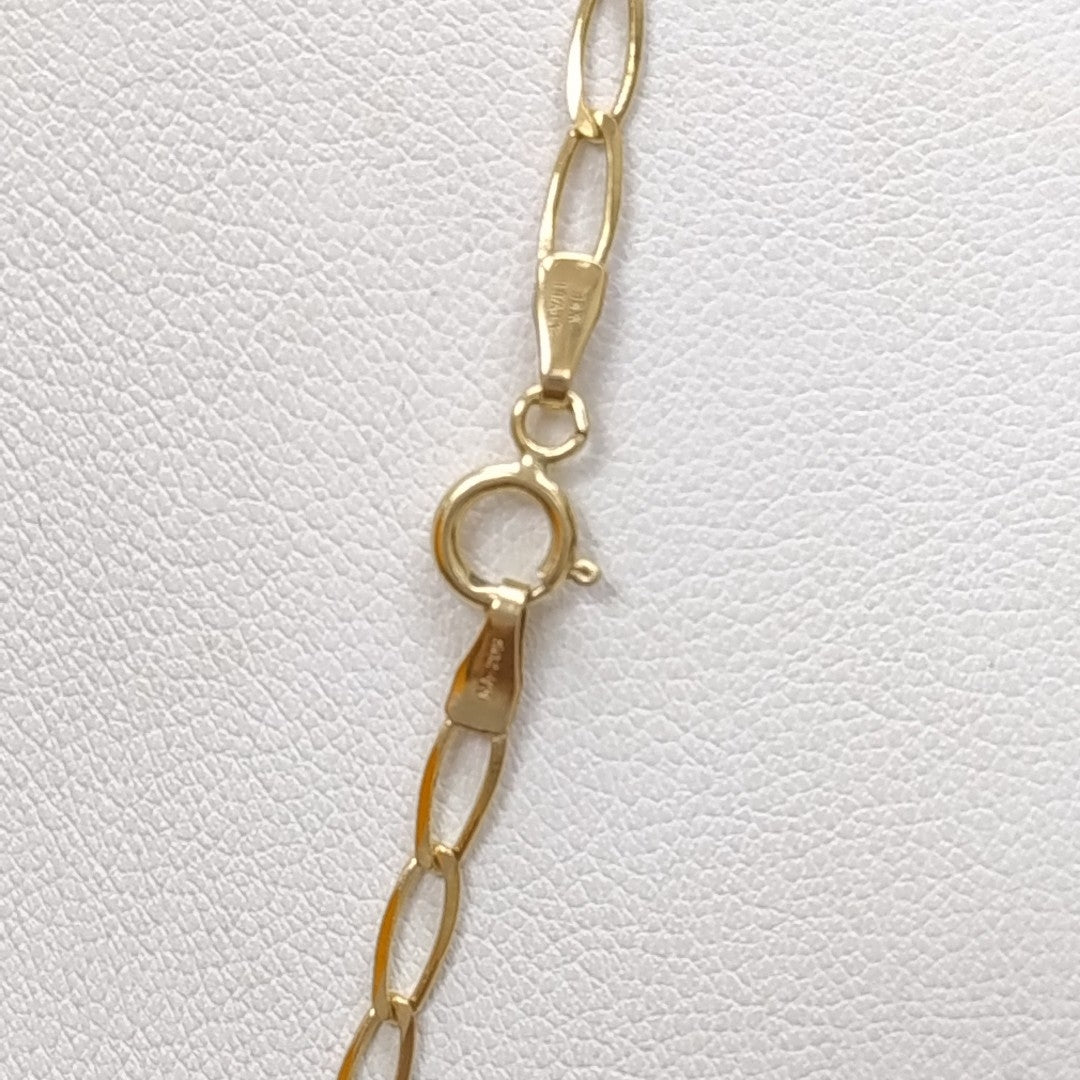 CADENA, DIJE ORO 14 K 6 GRMS (SEMINUEVO)