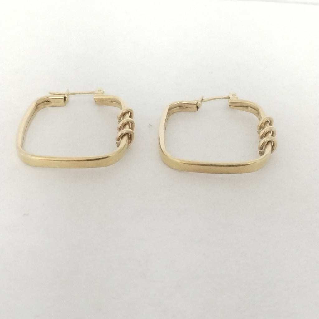 ARRACADAS PAR ORO 14 K 4.2 GRMS (SEMINUEVO)