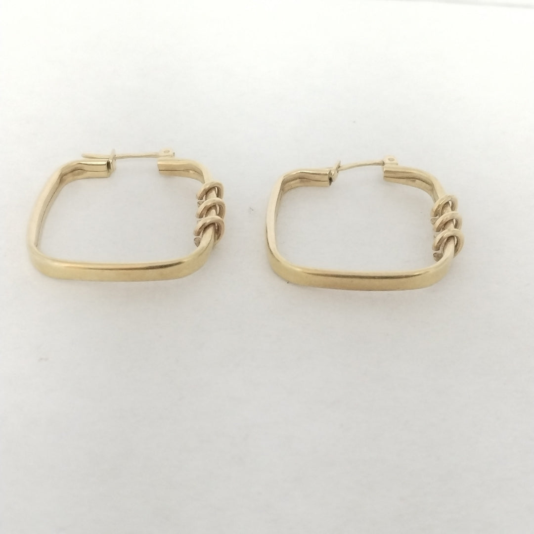 ARRACADAS PAR ORO 14 K 4.2 GRMS (SEMINUEVO)