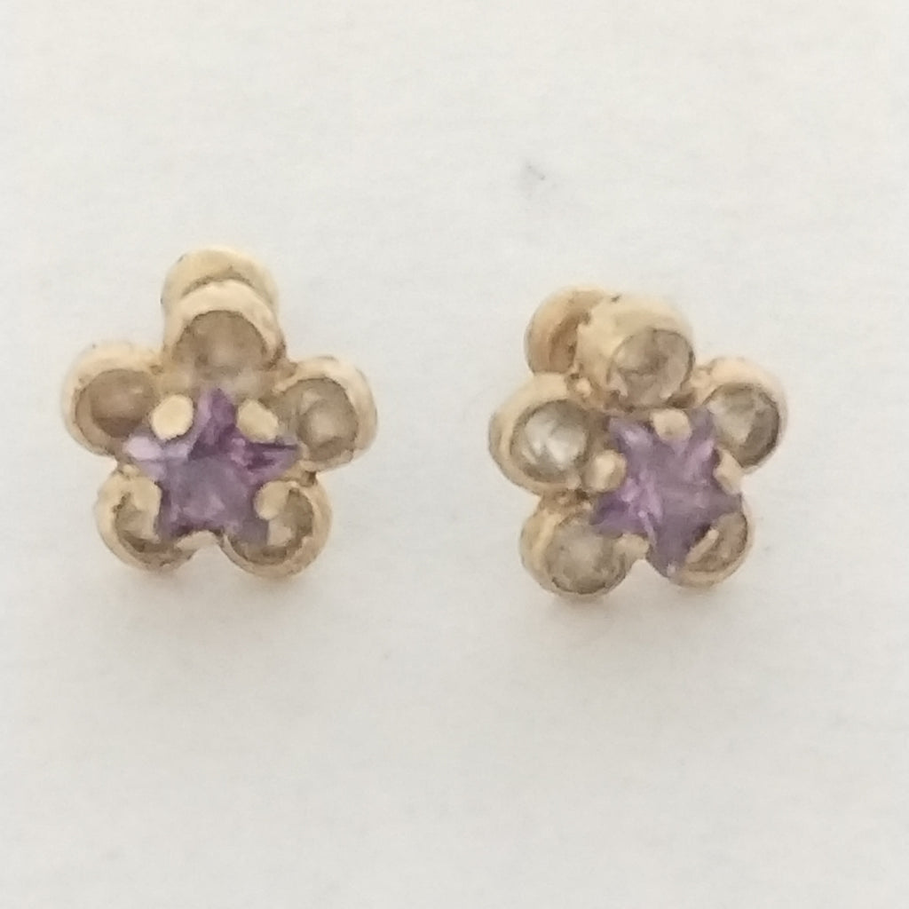 ARETES PAR ORO 14 K 0.9 GRMS (SEMINUEVO)