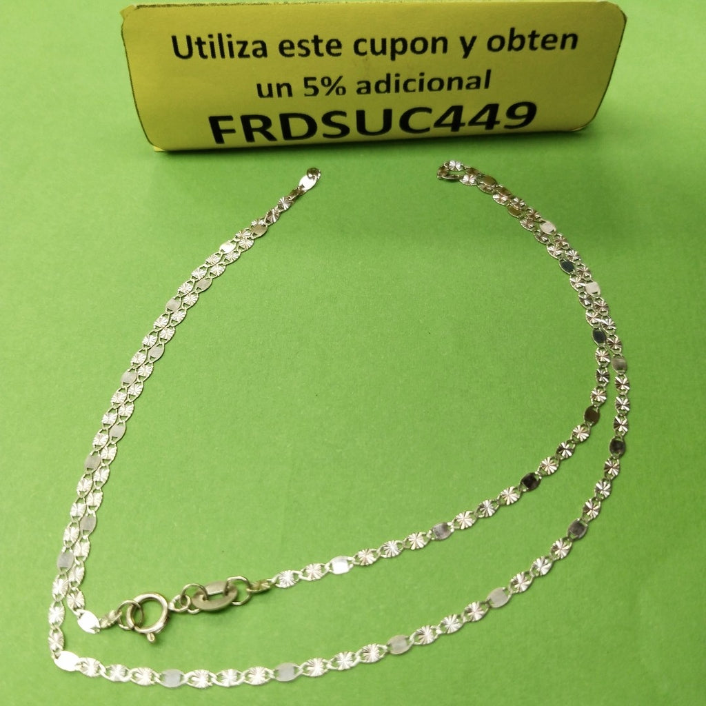 CADENAS TEJIDO GUCHI ORO 10K 40 A 45 CM 1.4 GR (NUEVO)