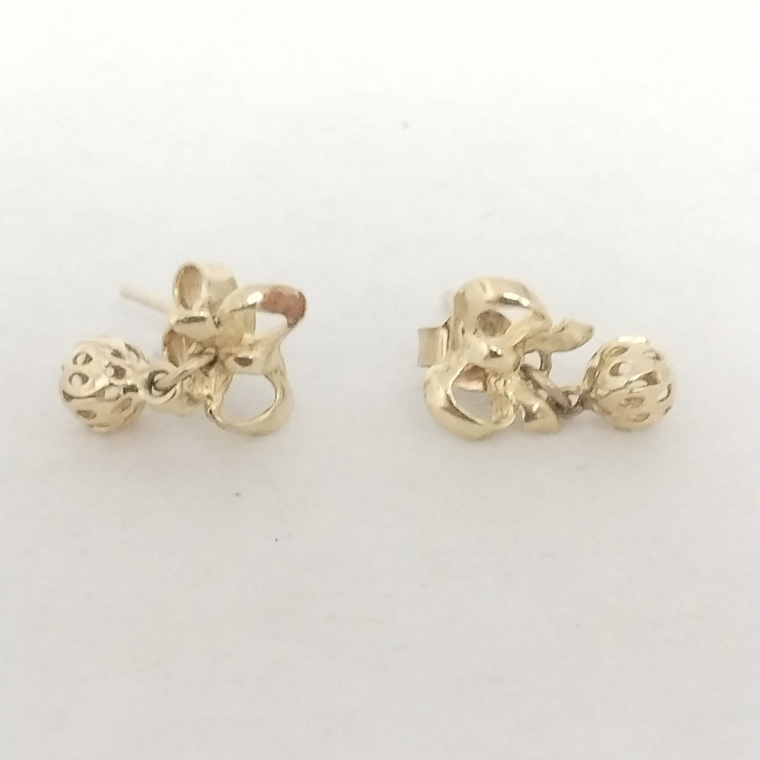 ARETES PAR ORO 14 K 1.5 GRMS (SEMINUEVO)