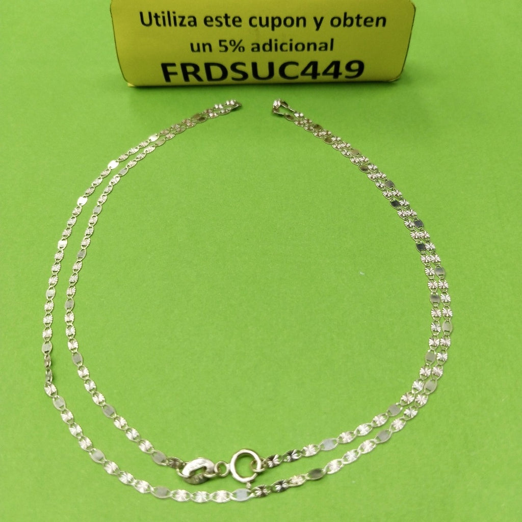 CADENAS TEJIDO GUCHI ORO 10K 55 CM 1.7 GR (NUEVO)