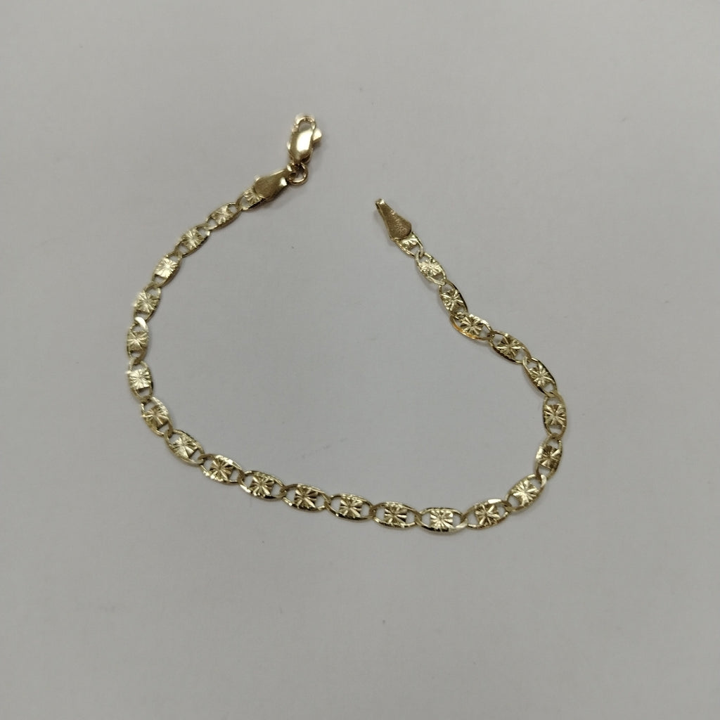 PULSERAS GUCHI ORO 14K 18 CM 2.9 GR (NUEVO)