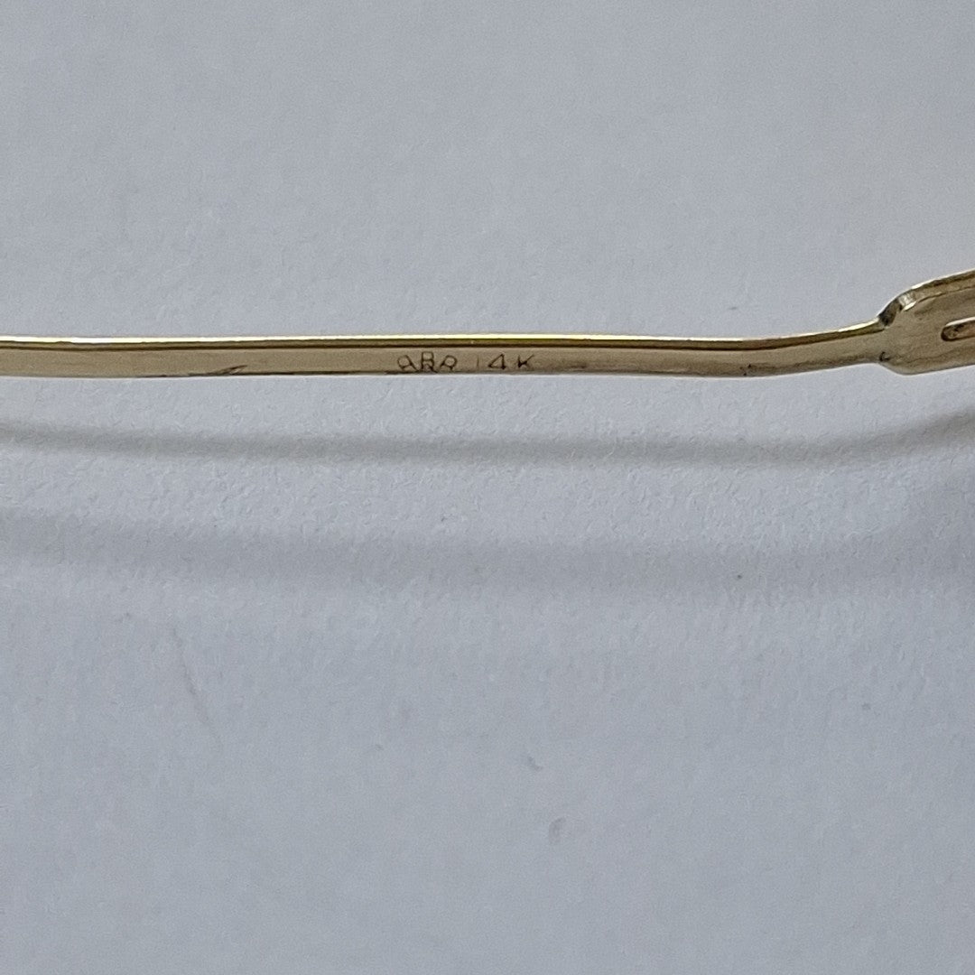 PULSERA RIGIDA ORO 14 K 7.3 GRMS (SEMINUEVO)