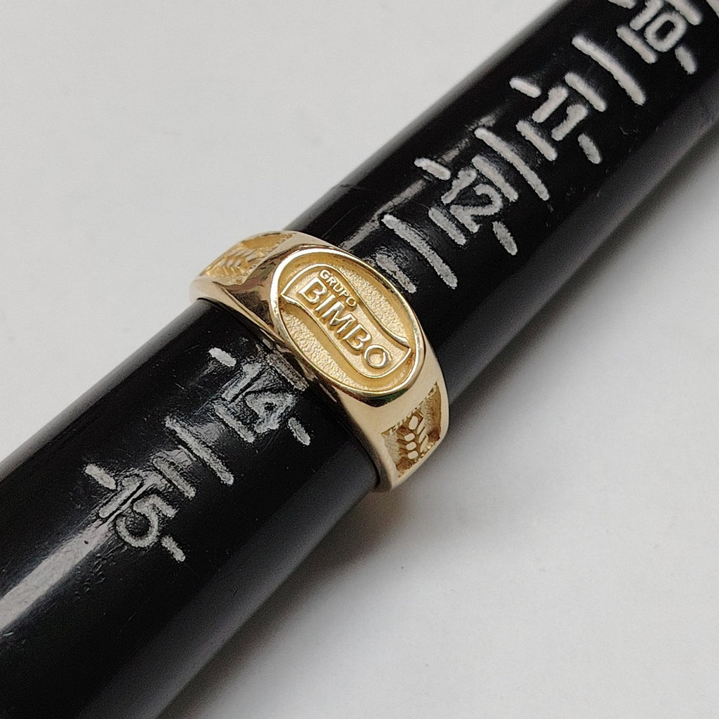 ANILLO CONMEMORATIVO ORO 14 K 12.9 GRMS (SEMINUEVO)