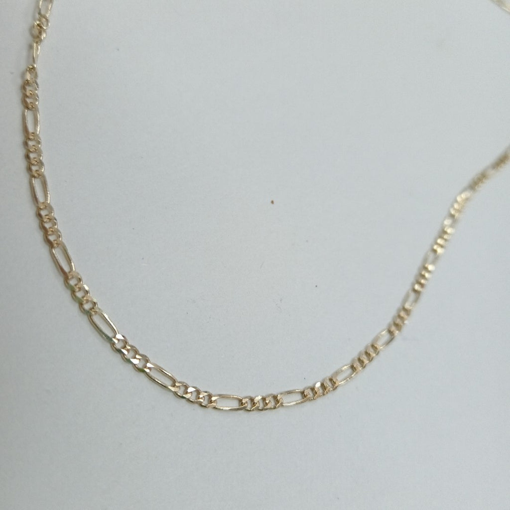 CADENAS TEJIDO 3X1 ORO 10K 55 CM 3.2 GR (NUEVO)