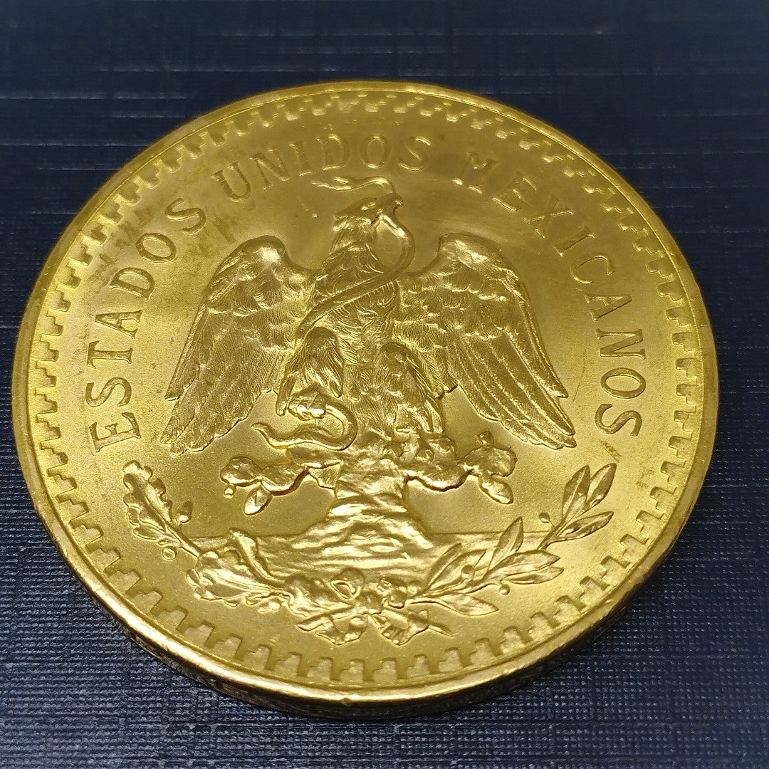 K1 41.6 GRMS 21 K IDENTIFICACIÓN MONEDA NOMINATIVA MONEDAS PESOS 50 PESOS (SEMINUEVO)