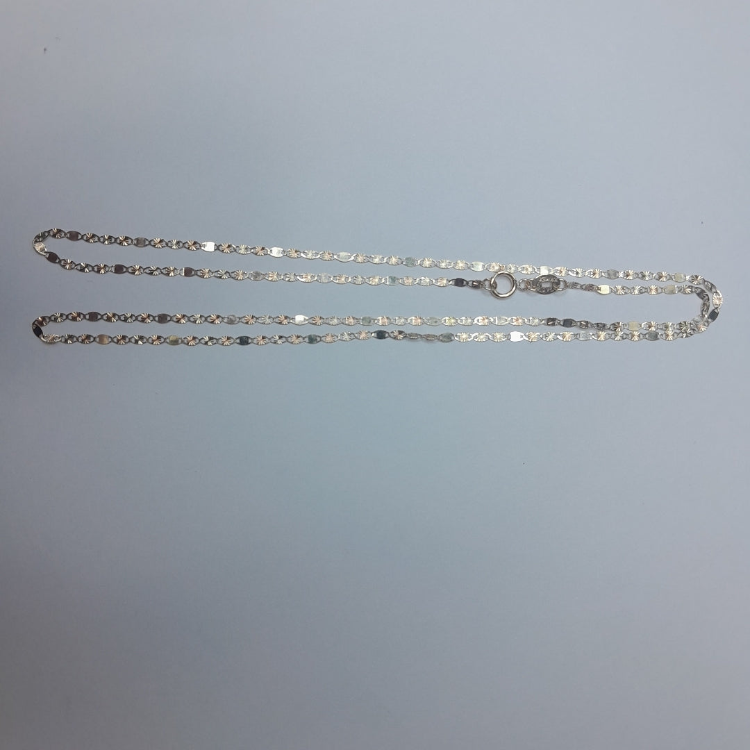 CADENAS TEJIDO GUCHI ORO 10K 55 CM 1.7 GR (NUEVO)