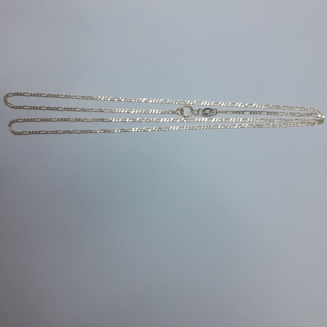 CADENAS TEJIDO 3X1 ORO 14K 55 CM 2.4 GR (NUEVO)