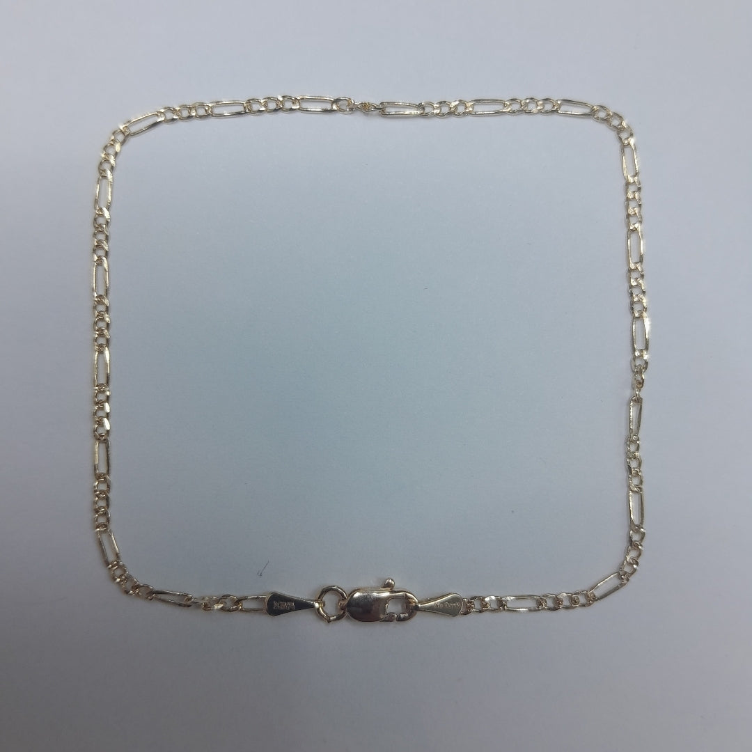 PULSERAS BARBADA ORO 14K 21 CM 1.7 GR (NUEVO)