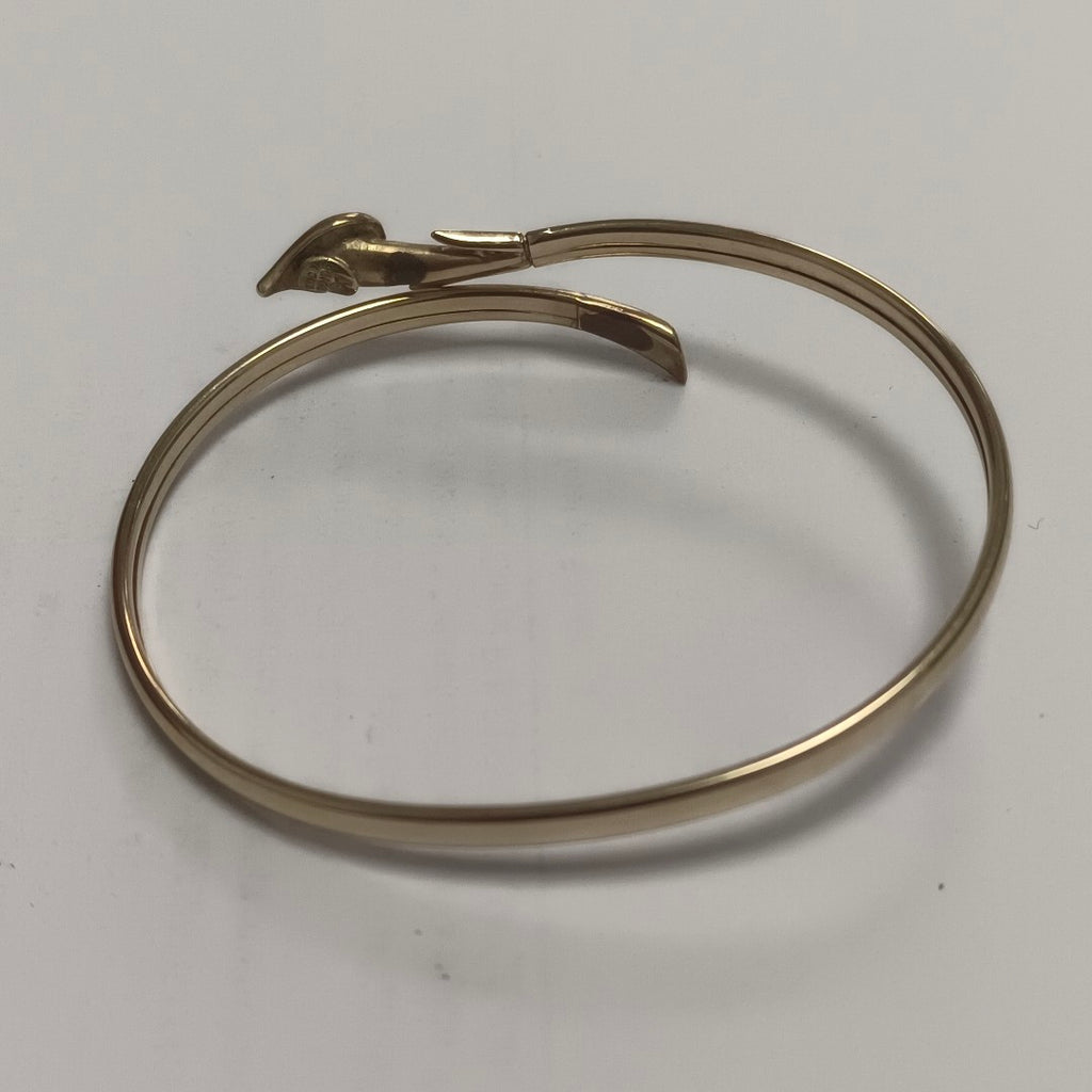 PULSERA RIGIDA ORO 14 K 7.5 GRMS (SEMINUEVO)