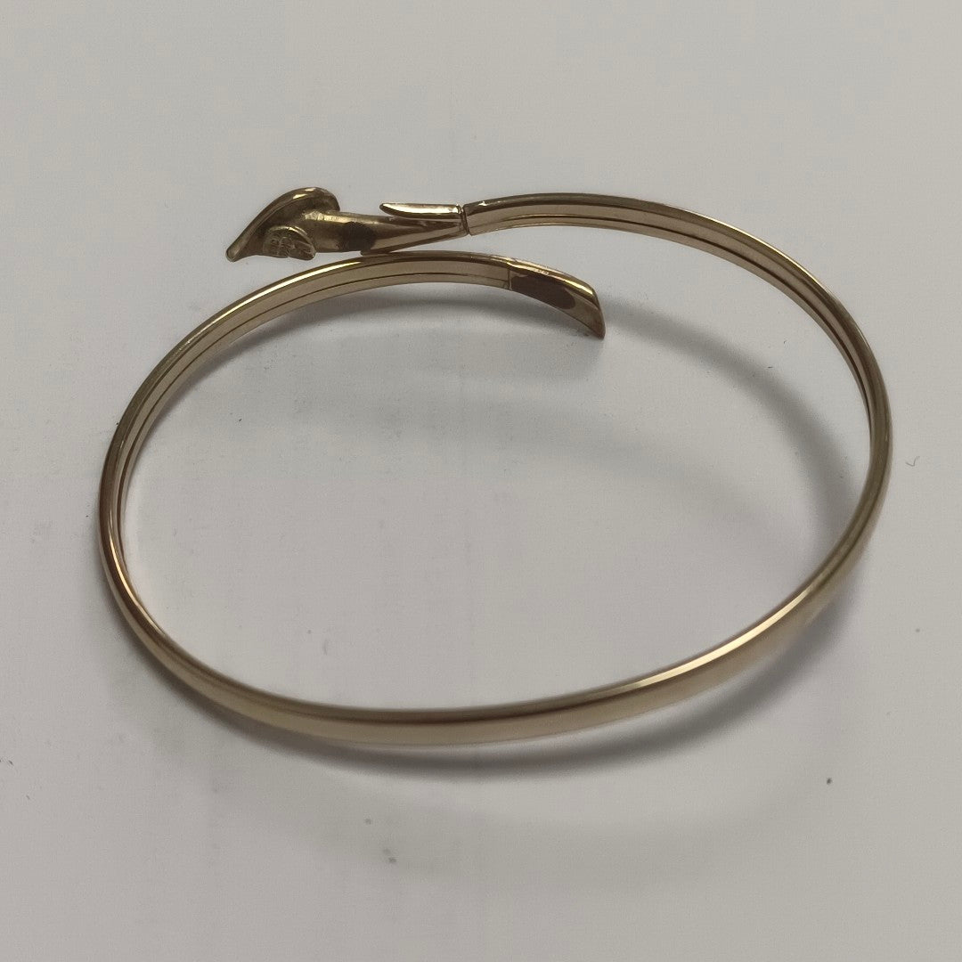 PULSERA RIGIDA ORO 14 K 7.5 GRMS (SEMINUEVO)