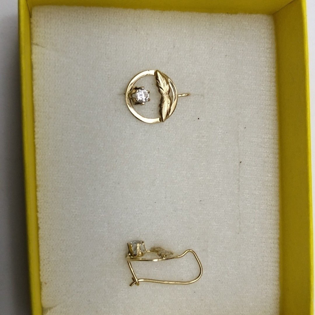 ARETES PAR ORO 10 K 1.5 GRMS (SEMINUEVO)