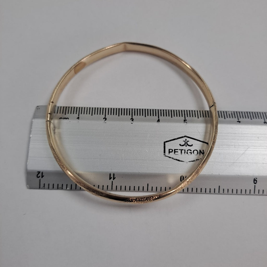 PULSERA RIGIDA ORO 10 K 5.3 GRMS (SEMINUEVO)