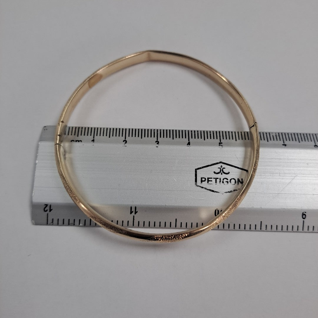 PULSERA RIGIDA ORO 10 K 5.3 GRMS (SEMINUEVO)