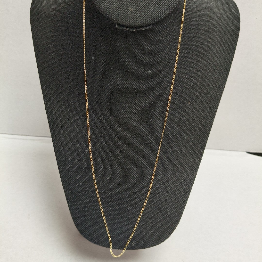 CADENAS TEJIDO 3X1 ORO 14K 55 CM 2.4 GR (NUEVO)