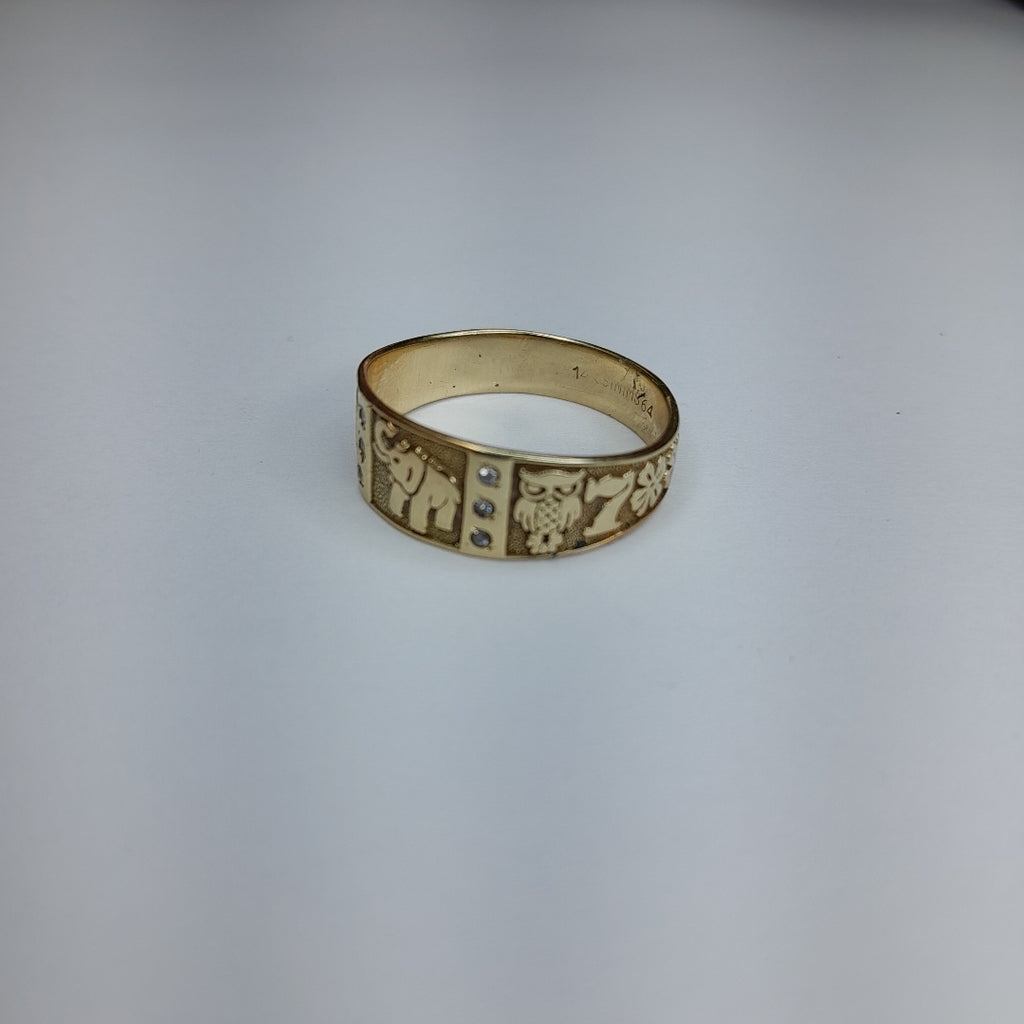 ANILLO ORO 14 K 4.1 GRMS (SEMINUEVO)