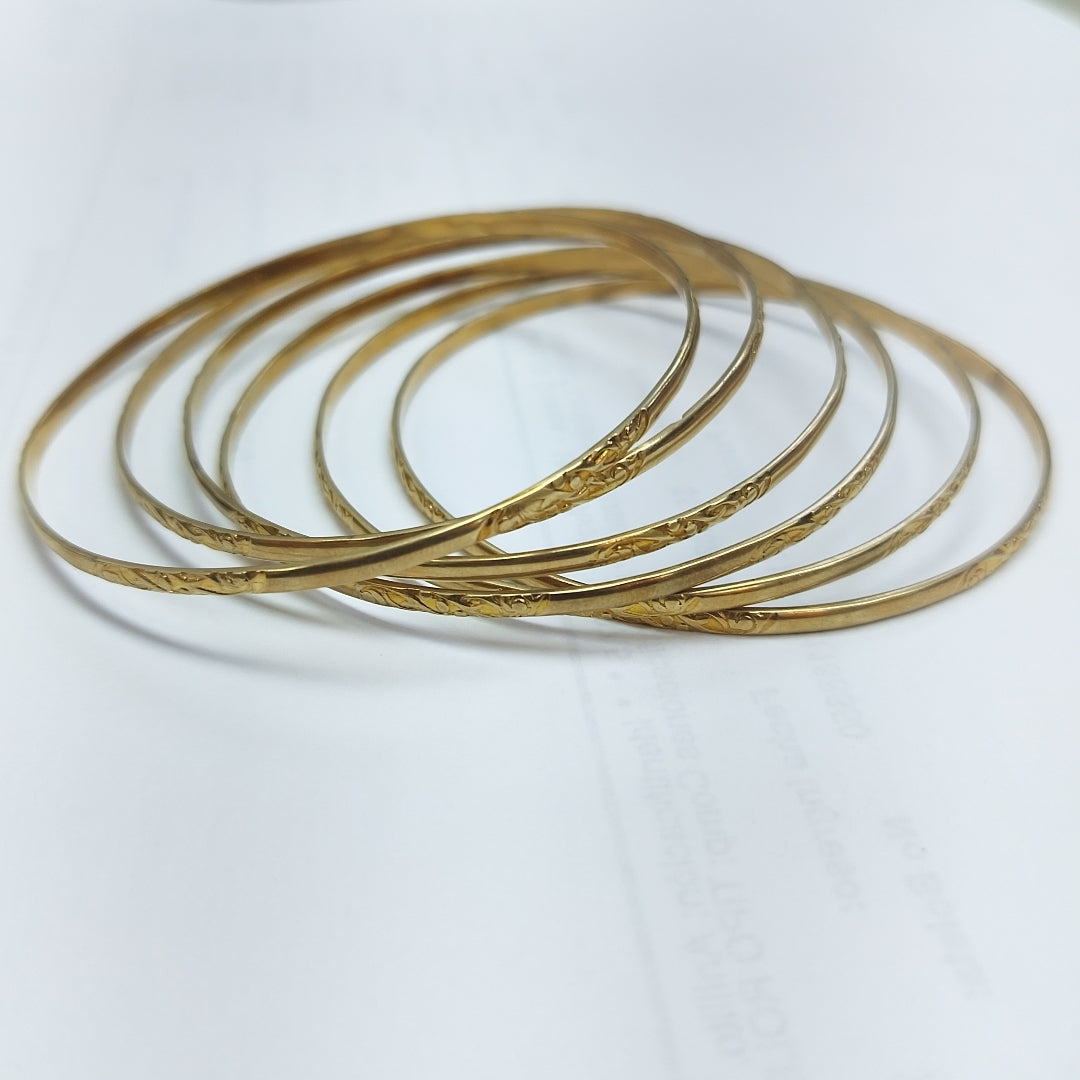 SEMANARIO DE PULSERAS ORO 14 K 37 GRMS (SEMINUEVO)