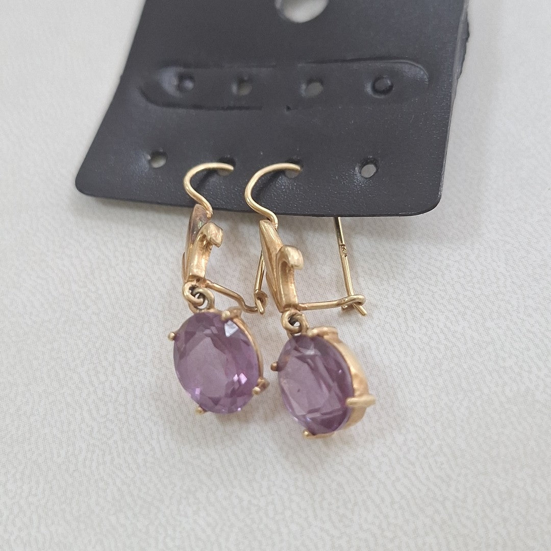 ARETES PAR ORO 14 K 4,40 GRMS (SEMINUEVO)