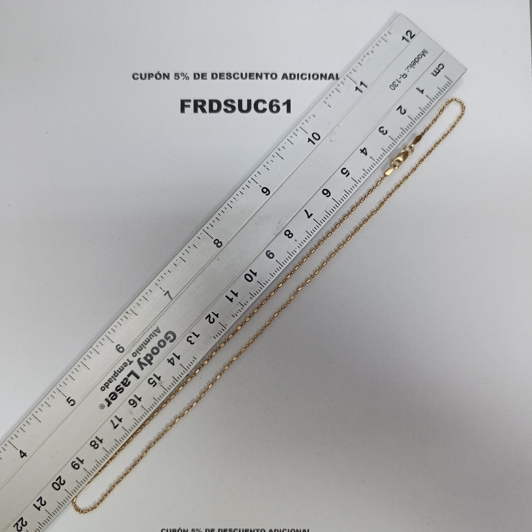 CADENA ORO 14 K 2,70 GRMS (SEMINUEVO)