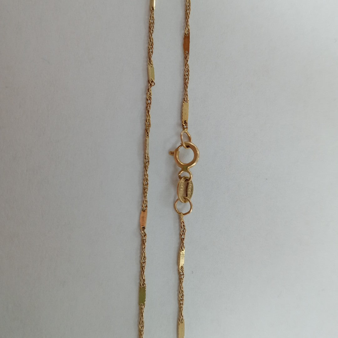 CADENA ORO 14 K 1.9 GRMS (SEMINUEVO)