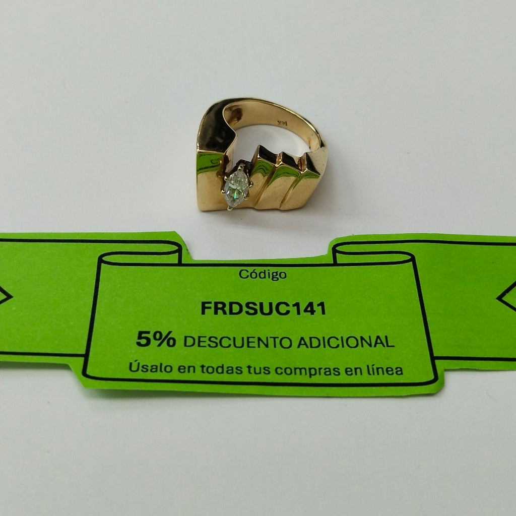 ANILLO ORO 14 K 10,50 GRMS (SEMINUEVO)