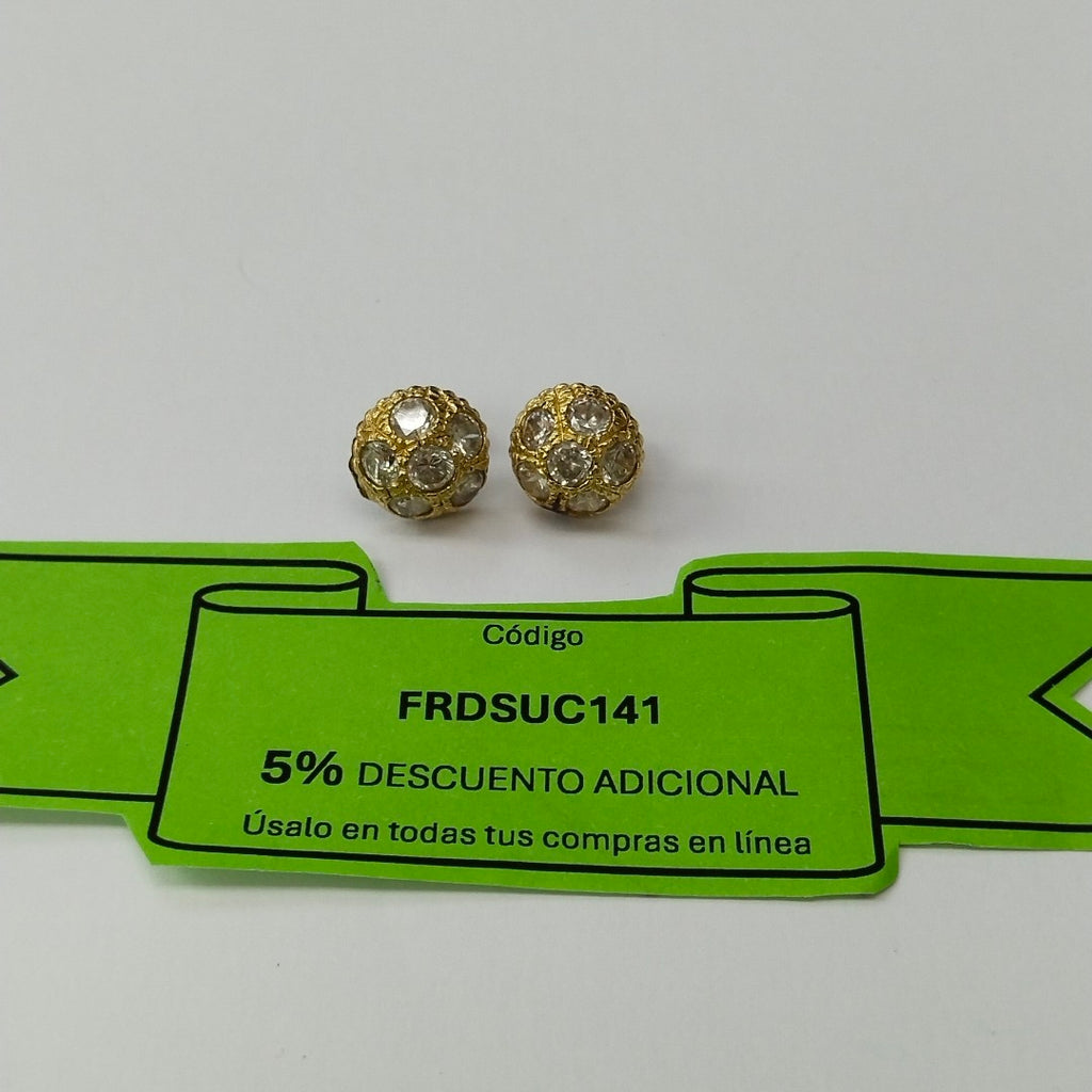 ARETES PAR ORO 14 K 2,80 GRMS (SEMINUEVO)