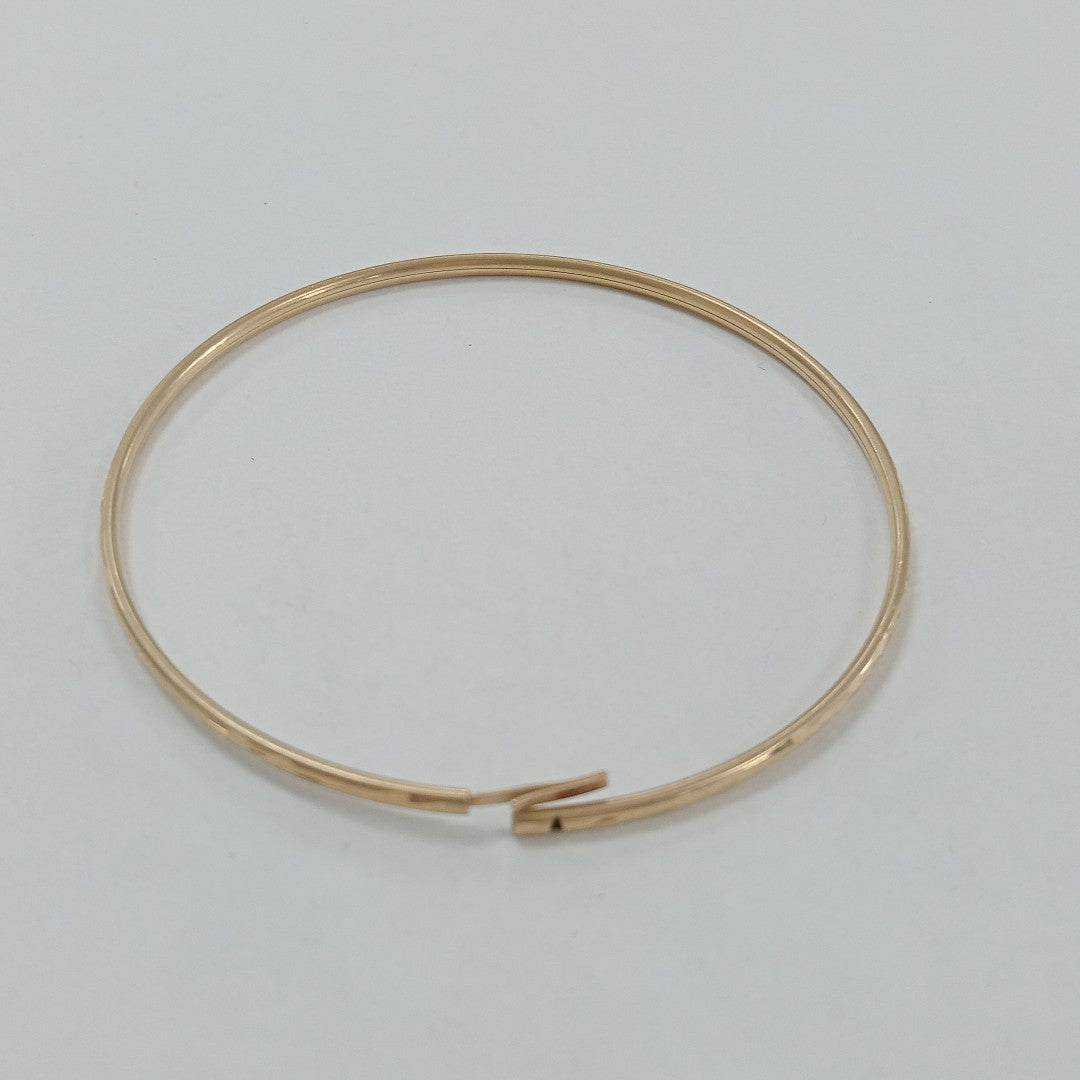 PULSERA RIGIDA ORO 10 K 3.3 GRMS (SEMINUEVO)