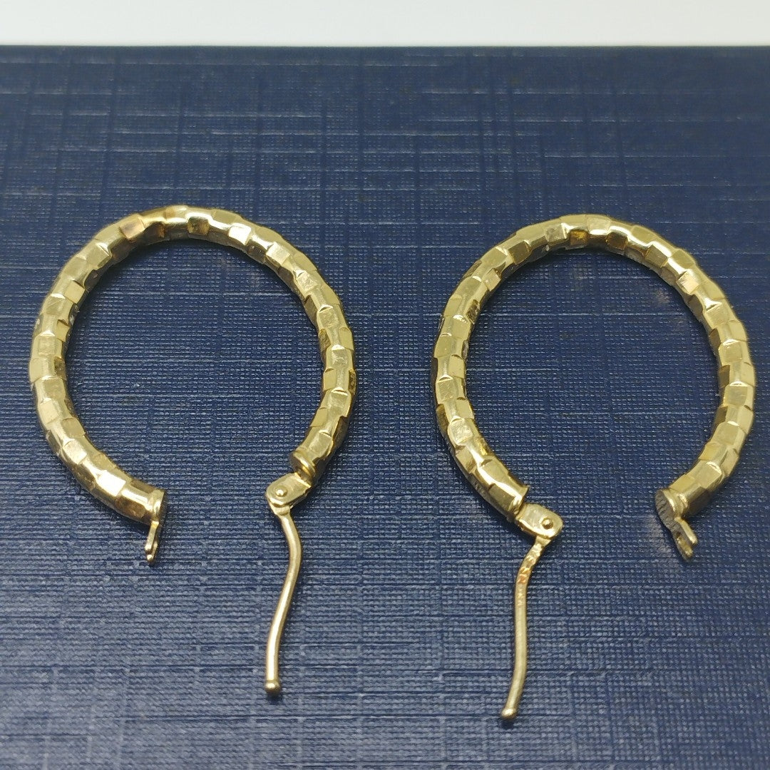 ARRACADAS PAR ORO 14 K 1.4 GRMS (SEMINUEVO)