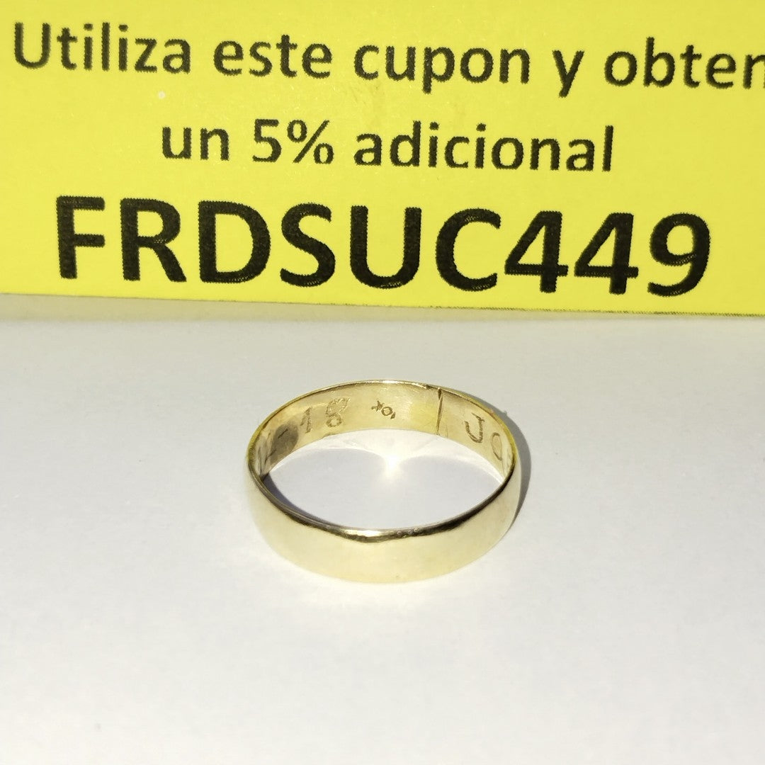 ARGOLLA ORO 10 K 2.3 GRMS (SEMINUEVO)