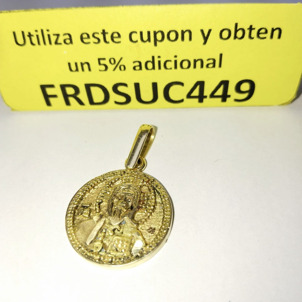 DIJE, MEDALLA RELIGIOSA ORO 16K 10.1 GRMS (SEMINUEVO)