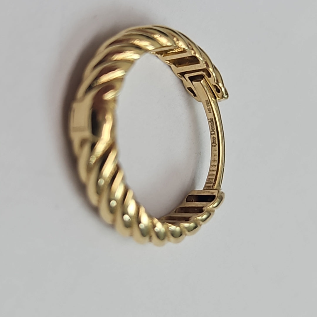 ARRACADAS PAR ORO 14 K 2 GRMS (SEMINUEVO)
