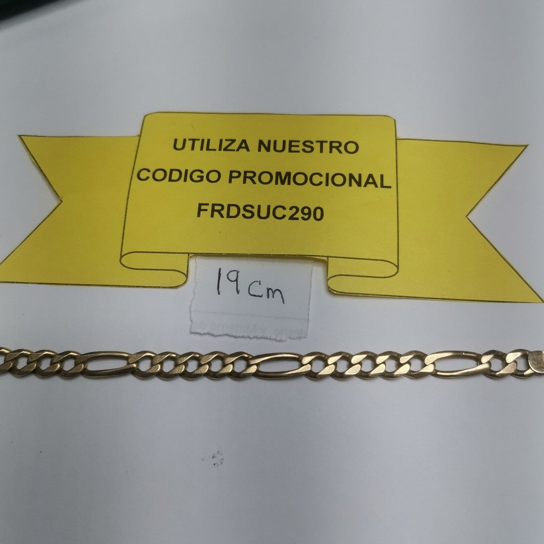 PULSERA ORO 14 K 9.8 GRMS (SEMINUEVO)