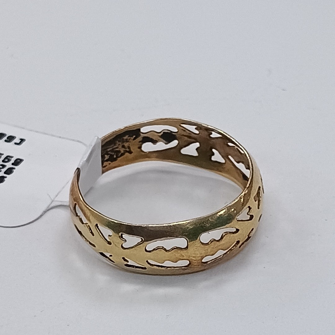 ANILLO ORO 10 K 1,10 GRMS (SEMINUEVO)