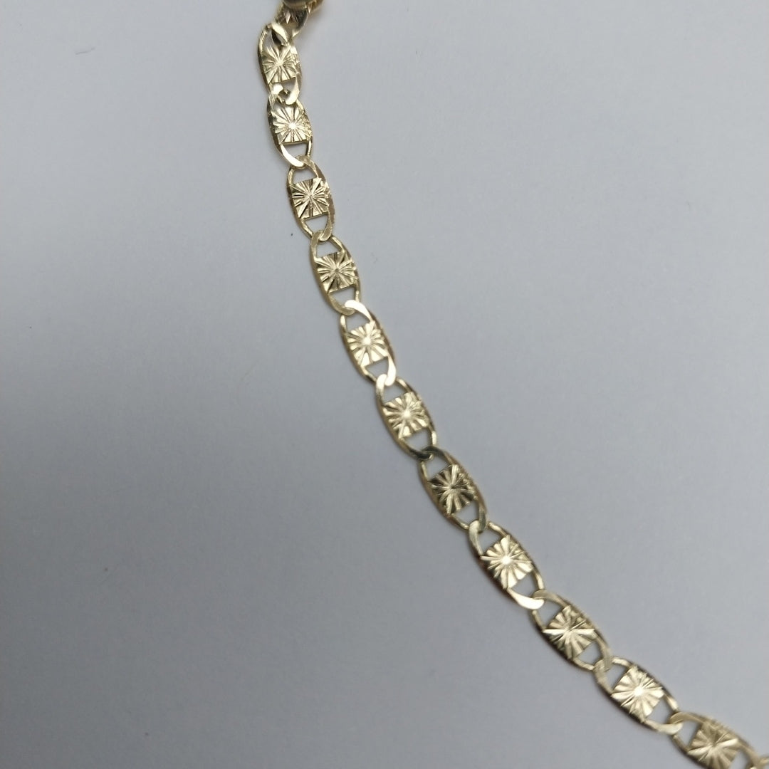 PULSERAS GUCHI ORO 14K 18 CM 2.8 GR (NUEVO)