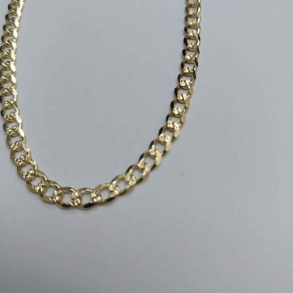 PULSERAS BARBADA ORO 14K 21 CM 5.2 GR (NUEVO)