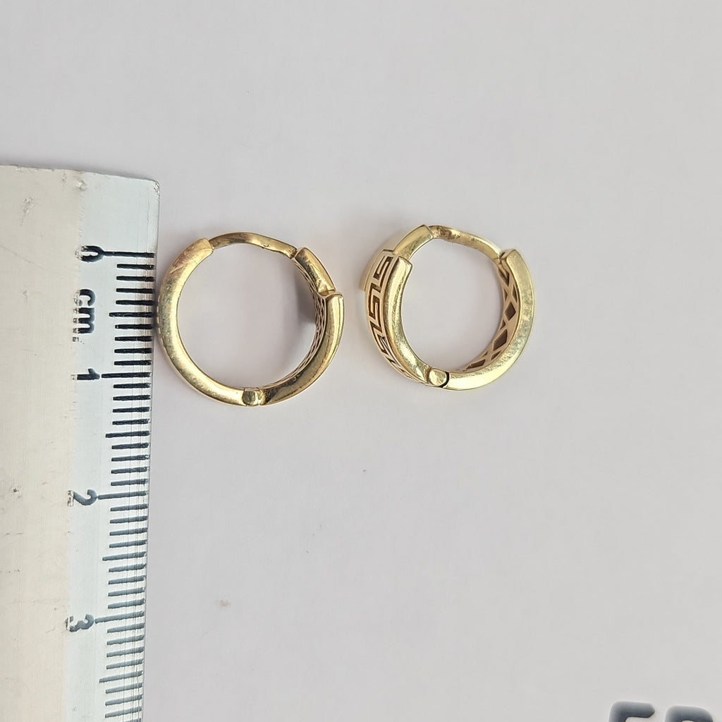 ARRACADAS PAR ORO 14 K 2.9 GRMS (SEMINUEVO)