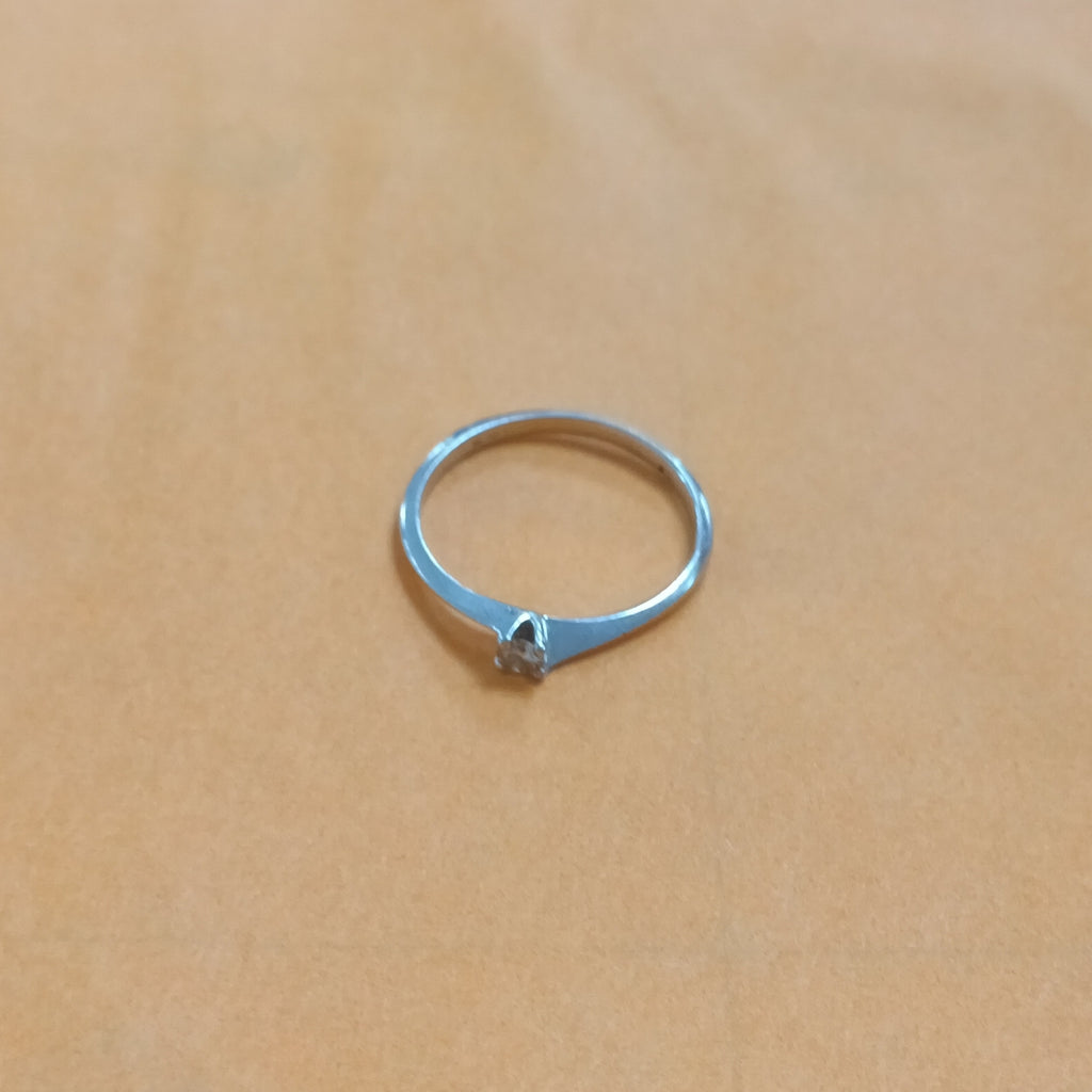 SOLITARIO ORO BLANCO 14 K 1,10 GRMS (SEMINUEVO)