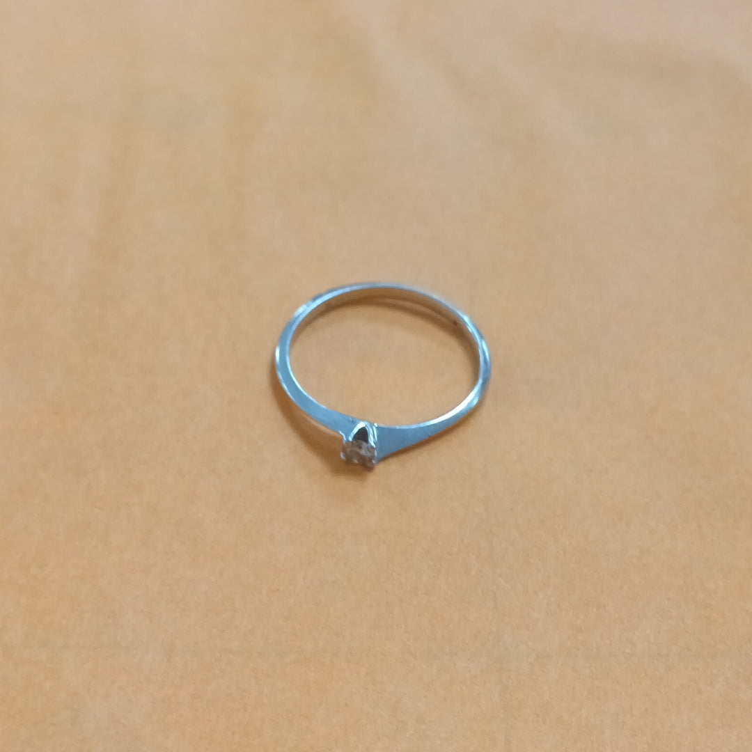 SOLITARIO ORO BLANCO 14 K 1,10 GRMS (SEMINUEVO)