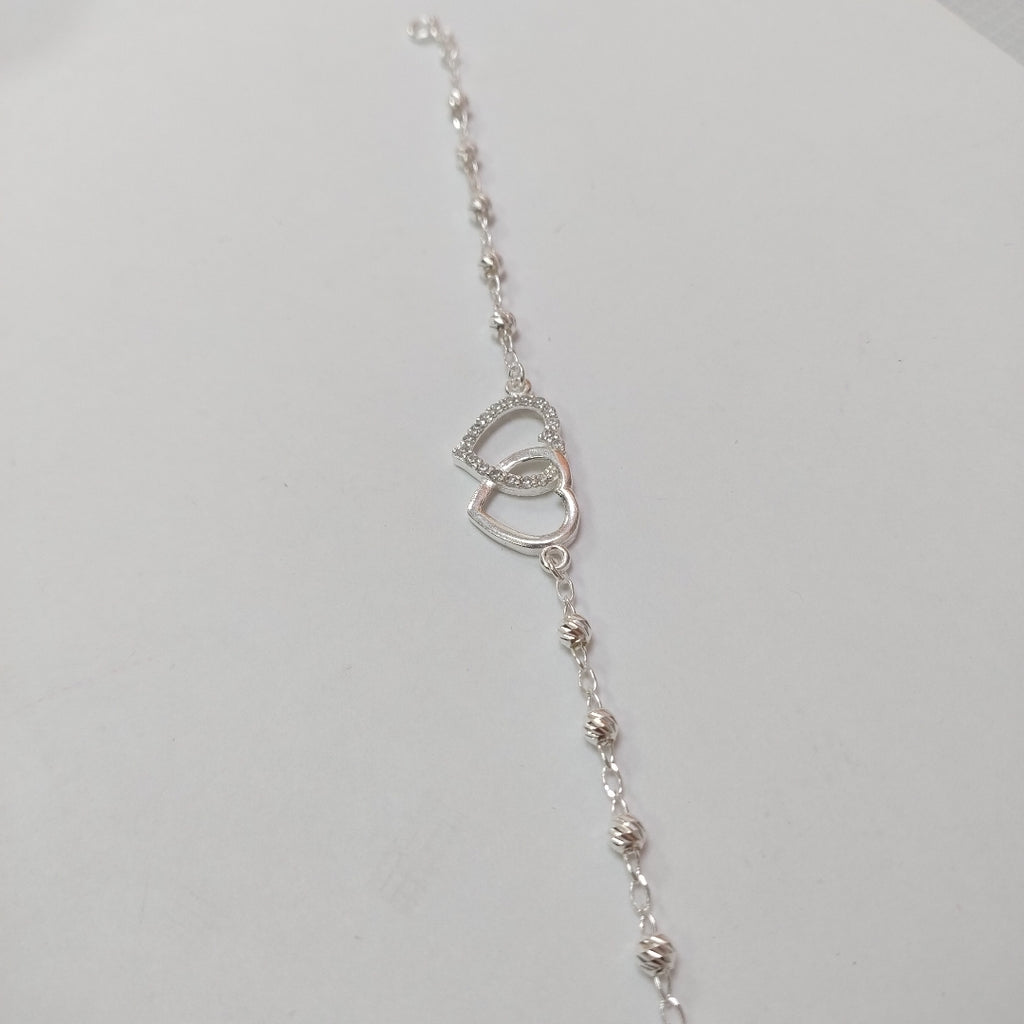 PULSERA TEJIDO TEJIDO ESPECIAL PLATA .925 18 CM 4 GR (NUEVO)