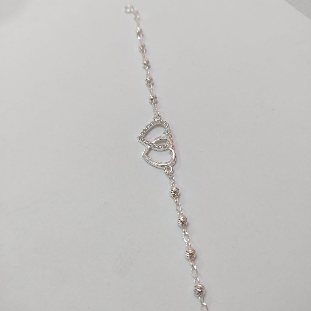 PULSERA TEJIDO TEJIDO ESPECIAL PLATA .925 18 CM 4 GR (NUEVO)