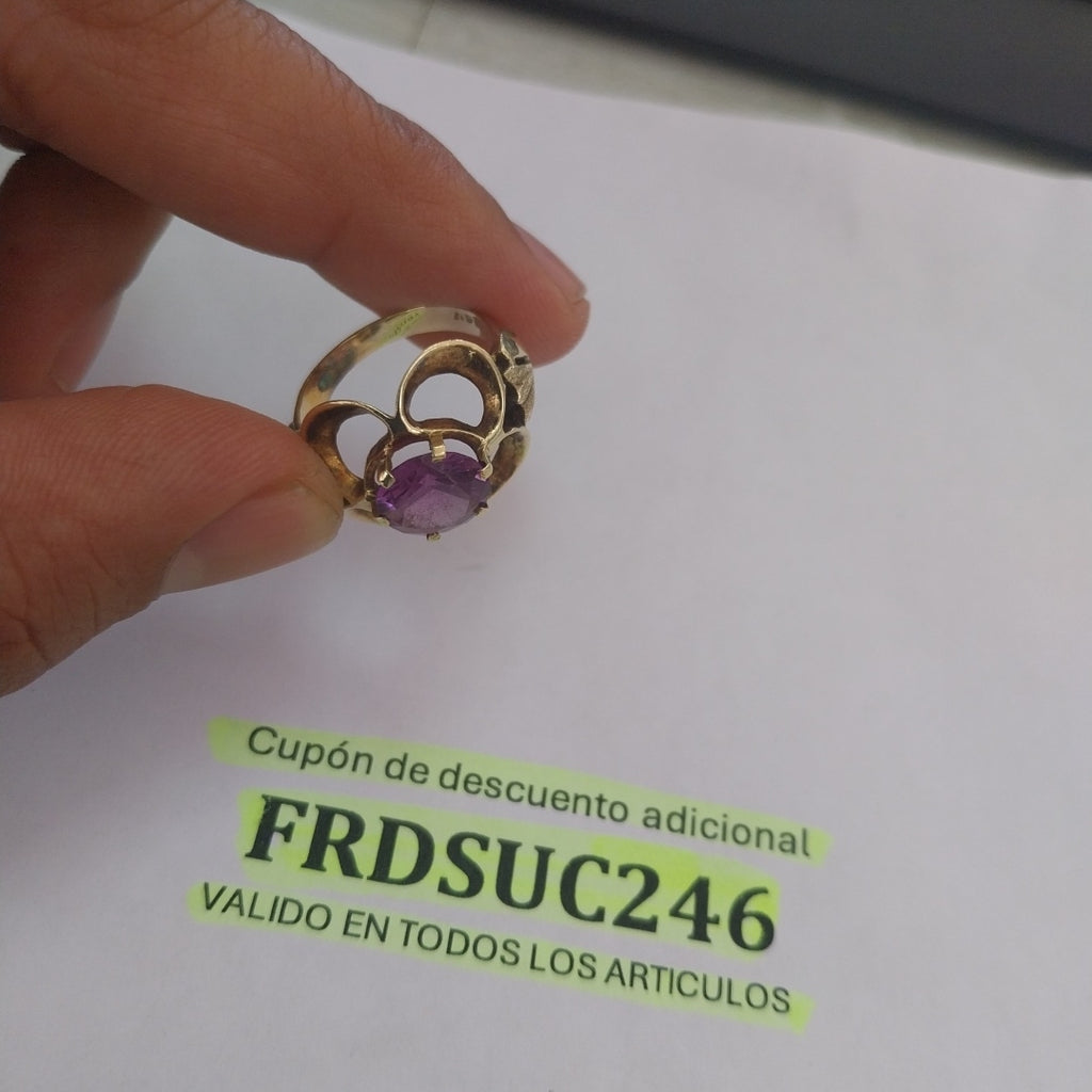 ANILLO ORO 14 K 4.5 GRMS (SEMINUEVO)